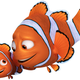 Marlin and Nemo, the stars of Finding Nemo, are back here in a supporting role.